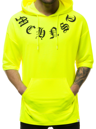Sweatshirt Homme Néon Jaune OZONEE MACH/1183