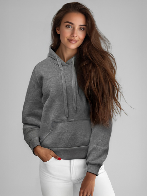 Sweat femme Gris foncé OZONEE JS/W02Z