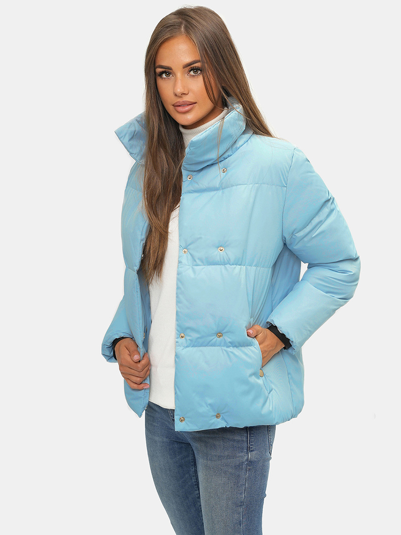 Veste Femme Bleu Clair OZONEE JS/M23062/243