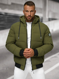 Veste D'hiver Kaki Clair OZONEE JS/31M5023/62