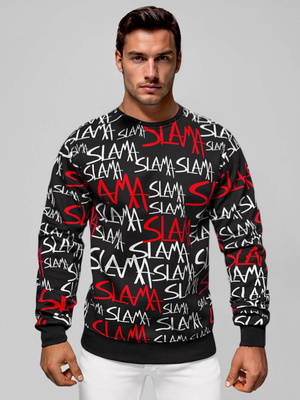 Sweatshirt Homme Noir OZONEE JS/8B1190/3