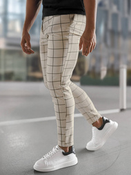 Pantalon Chino Homme Beige OZONEE O/P4009Z