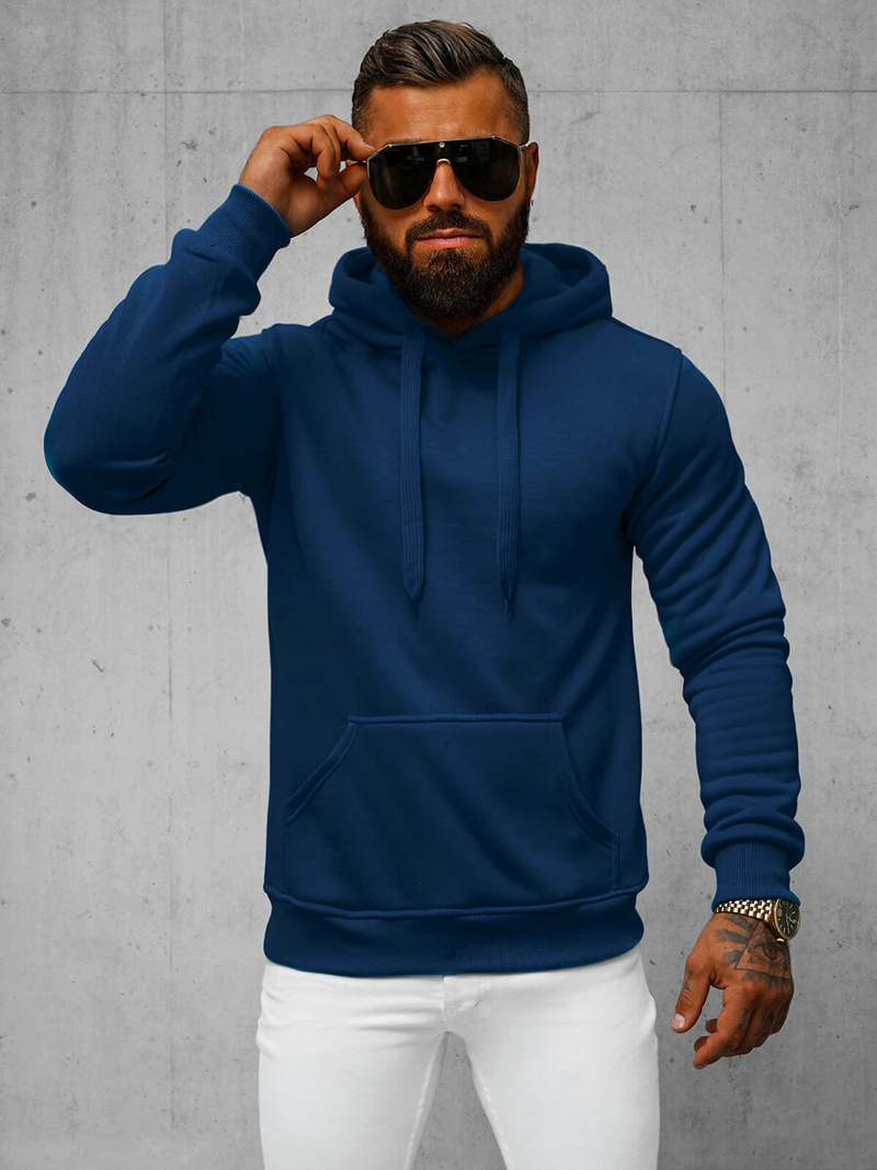 Sweatshirt Homme Indigo OZONEE JS/2009/66Z