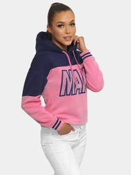 Sweat à Capuche Femme Rose OZONEE JS/B26024