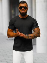 T-shirt Homme Noir OZONEE O/7766T