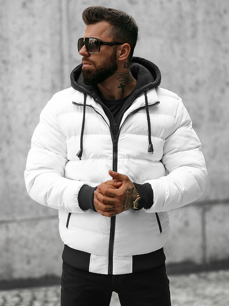 Veste Homme Blanc OZONEE N/7121