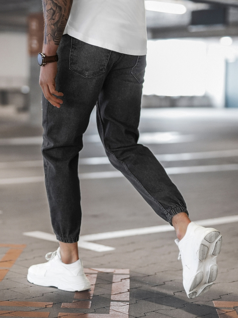 Pantalon Jogger Homme Gris Foncé OZONEE DO/6108/5