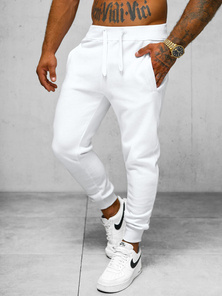 Pantalon de Survêtement Homme Blanc OZONEE JS/XW01Z