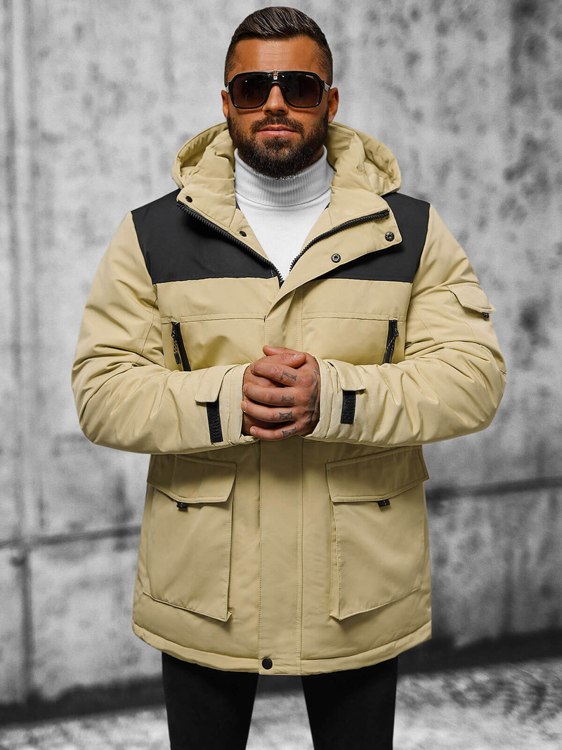 Veste Homme Beige OZONEE JS/22M322/62