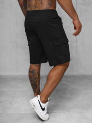 Short Homme Noir OZONEE JS/8K1503/3