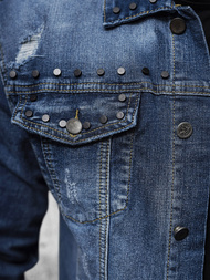 Veste en jean Homme bleu OZONEE NB/MJ504BZ