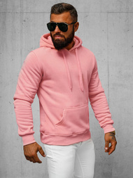 Sweatshirt Homme rose poudré OZONEE JS/2009Z