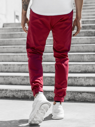 Pantalon Jogger Homme Bordeaux OZONEE G/11144