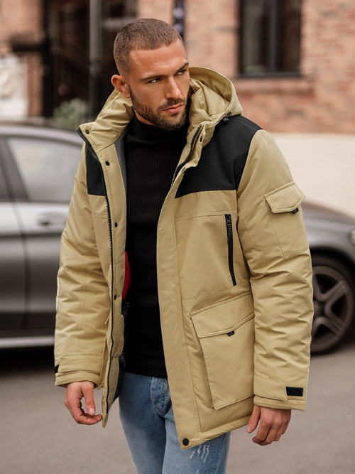 Veste Homme Beige OZONEE JS/22M322/62Z