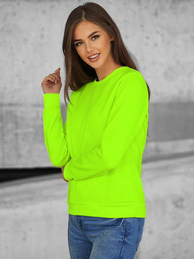 Sweat femme Néon Vert OZONEE JS/W01Z