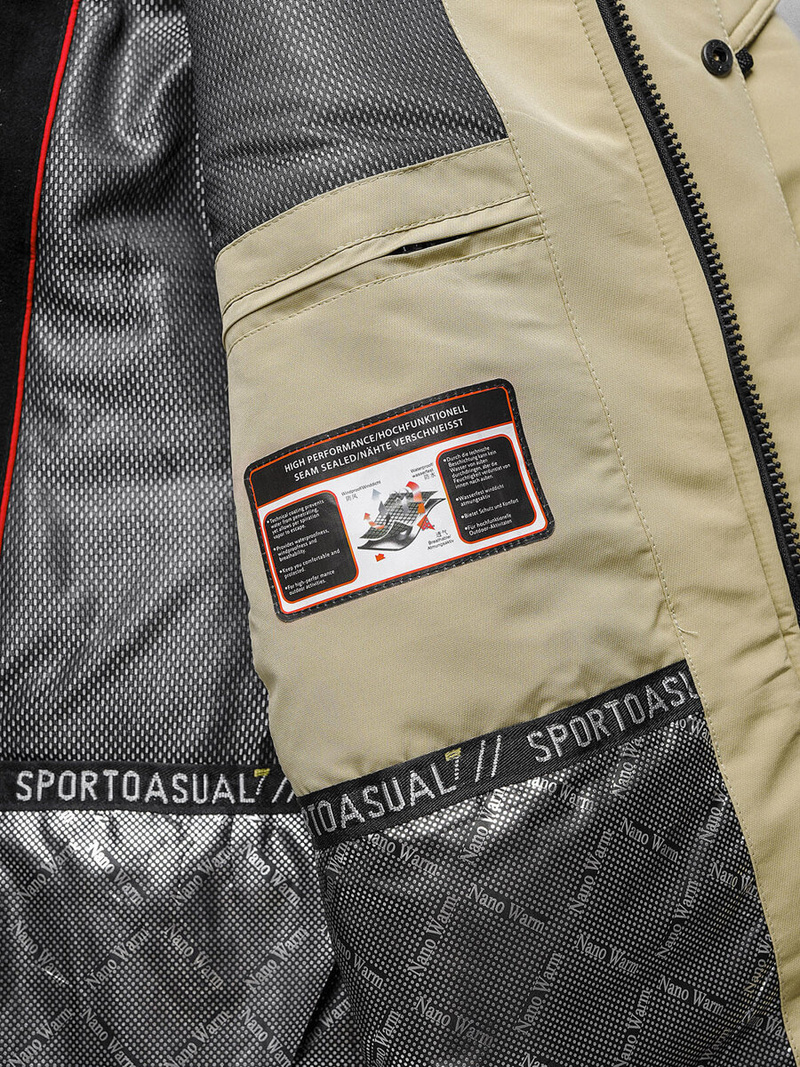 Veste Homme Beige OZONEE JS/22M322/62