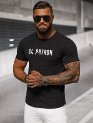 T-shirt Homme Noir OZONEE O/T7283