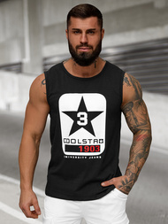 T-shirt Homme Noir OZONEE JS/8B1719/3Z