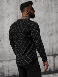 Sweatshirt Homme Noir OZONEE O/5919BZ