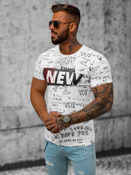 T-shirt Homme Blanc OZONEE JS/8T961