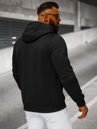 Sweatshirt à capuche homme noir OZONEE JS/27B6509/3