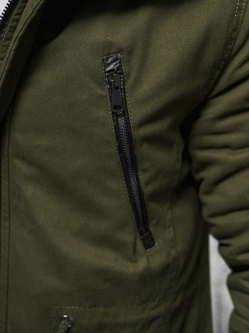 Veste d'hiver homme kaki OZONEE JD/391Z