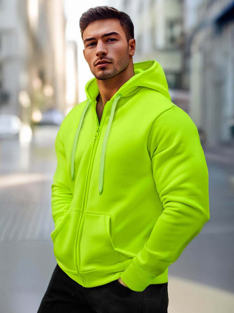 Sweatshirt Homme Céladon OZONEE JS/2008/72Z