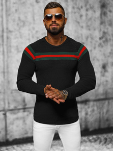 Pullover Homme Noir OZONEE L/2457Z