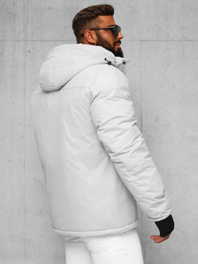 Veste Homme Gris Clair OZONEE JS/91M9906/280Z