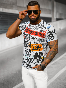 T-shirt Homme Coloré OZONEE O/BL65Z