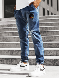 Jean Jogger Homme Bleu OZONEE OT/2033
