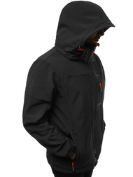 Veste Homme noir-orange OZONEE GE/12262