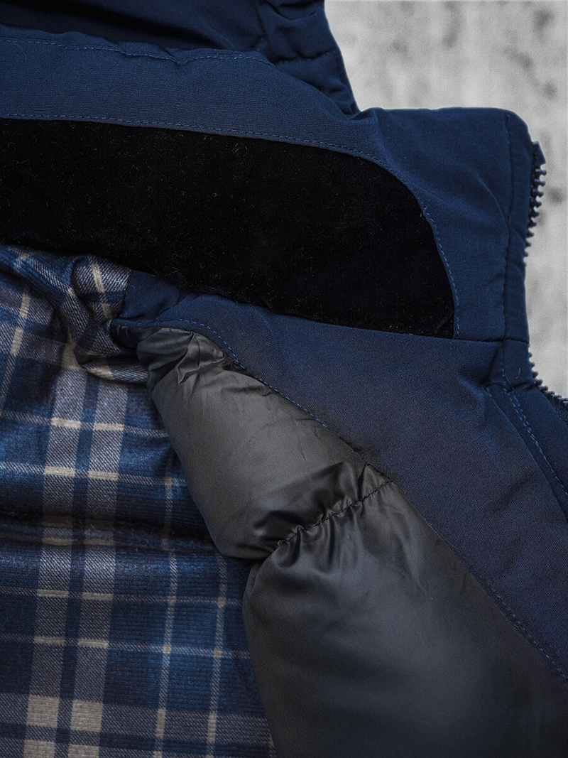 Veste Homme Bleu Foncé OZONEE JS/5M718/215