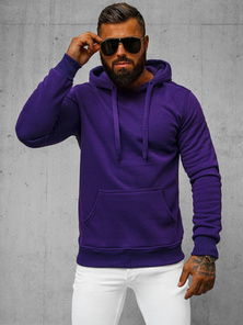 Sweatshirt Homme Violet OZONEE JS/2009Z