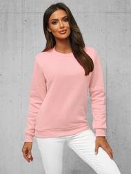 Sweat femme rose poudré OZONEE JS/W01Z