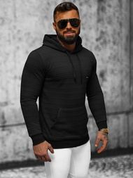 Sweatshirt à capuche homme noir OZONEE O/TB2272