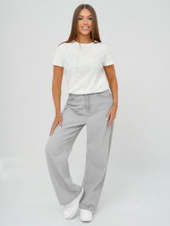 T-shirt femme blanc OZONEE JS/YJ77841