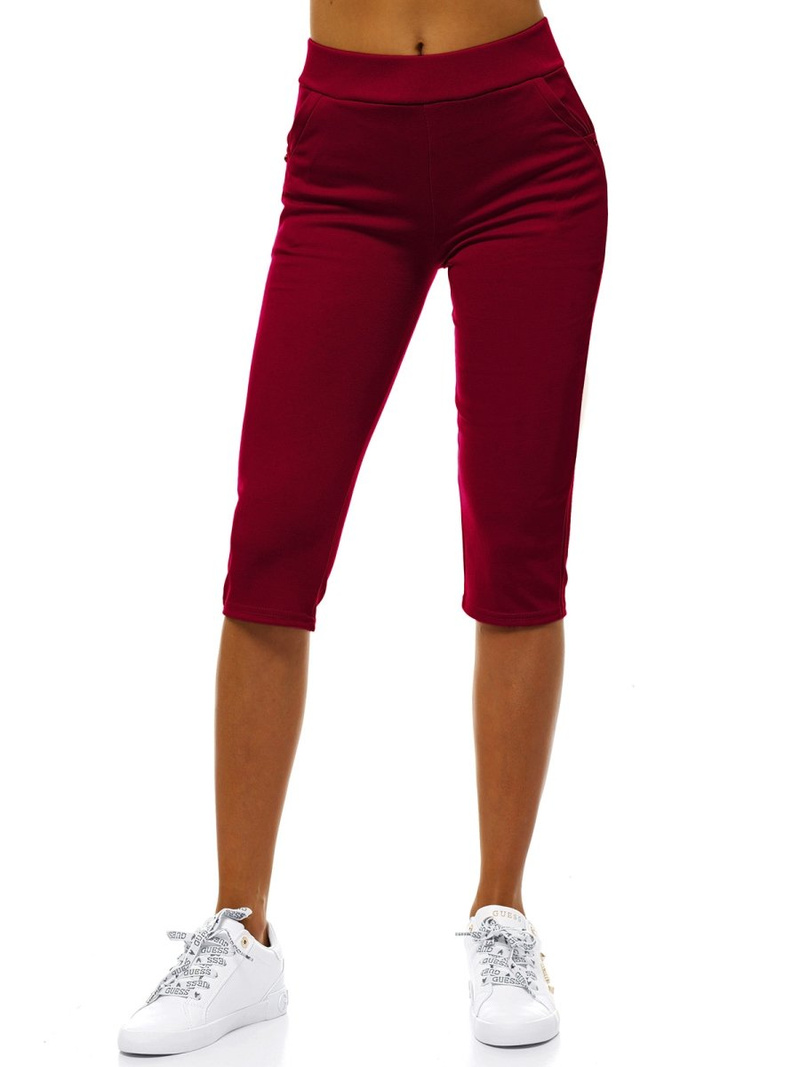 Legging femme bordeaux OZONEE JS/1027/C13