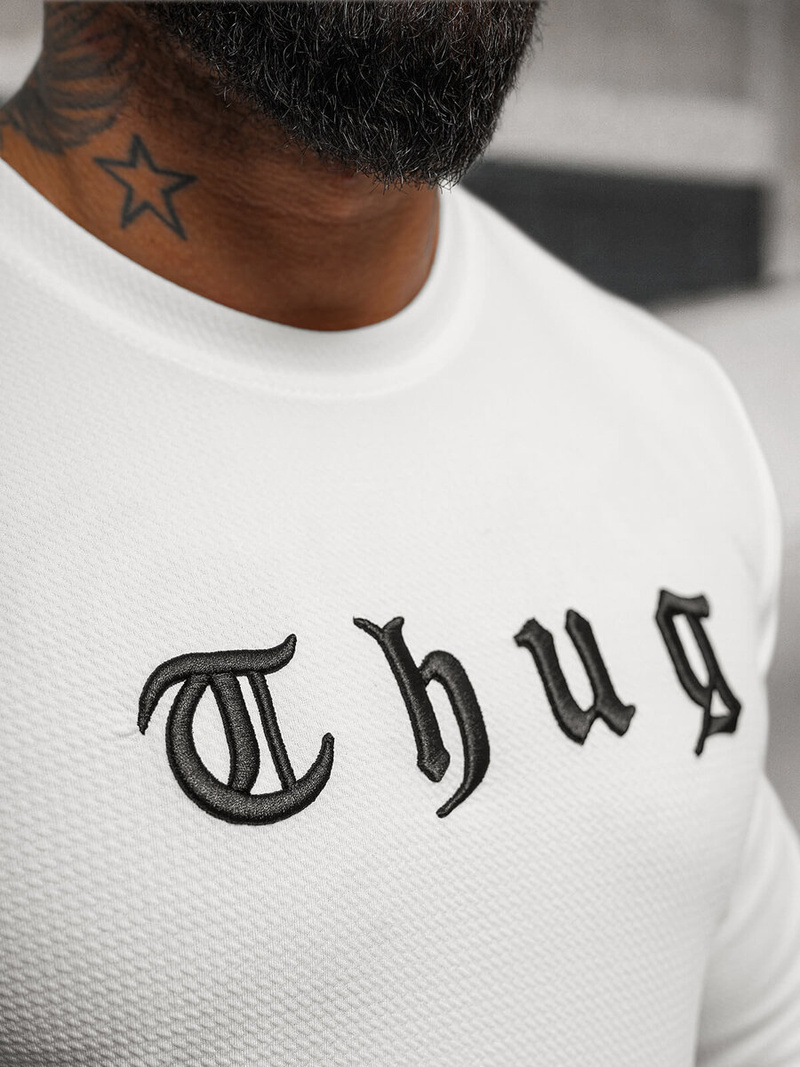 Sweatshirt Homme Blanc OZONEE O/T6612