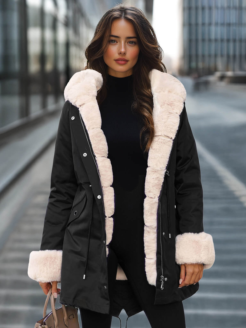 Veste Femme Noir OZONEE JS/M763/392Z