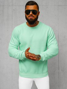 Sweatshirt Homme Menthe OZONEE JS/2001-10Z