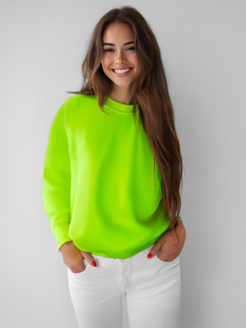 Sweat femme Néon Vert OZONEE JS/W01Z