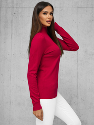 Pullover Femme Bordeaux OZONEE JS/8003/5