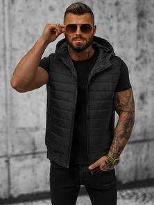 Veste Sans Manches Homme Noir OZONEE JS/MY88