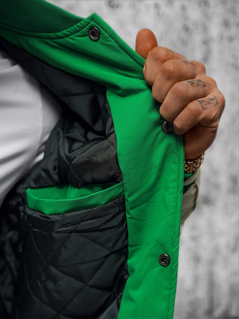 Veste Homme Vert OZONEE JS/84M3021/236