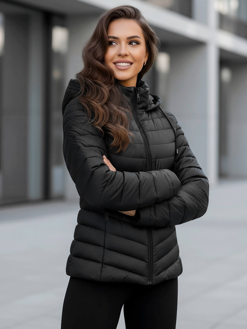 Veste Femme Noir OZONEE JS/11Z8226Z