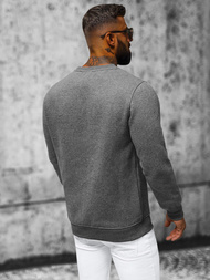 Sweatshirt Homme Gris Foncé OZONEE NB/MF2010