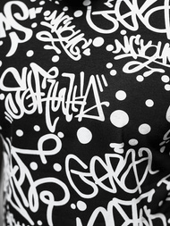 T-shirt Homme Noir OZONEE JS/8T1216/3