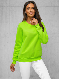 Sweat Femme Néon Vert OZONEE JS/W01Z