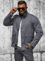 Veste Homme Gris Foncé OZONEE O/G3035
